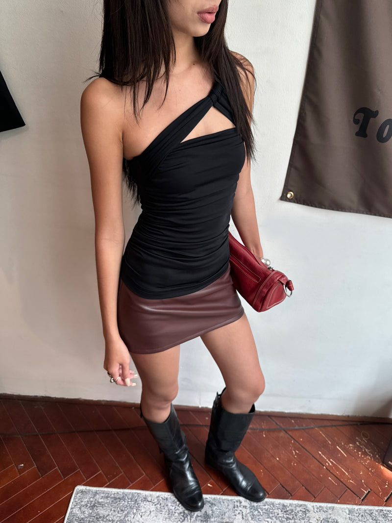 CHEO TOP - BLACK