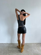 CHEO TOP - DARK GREY