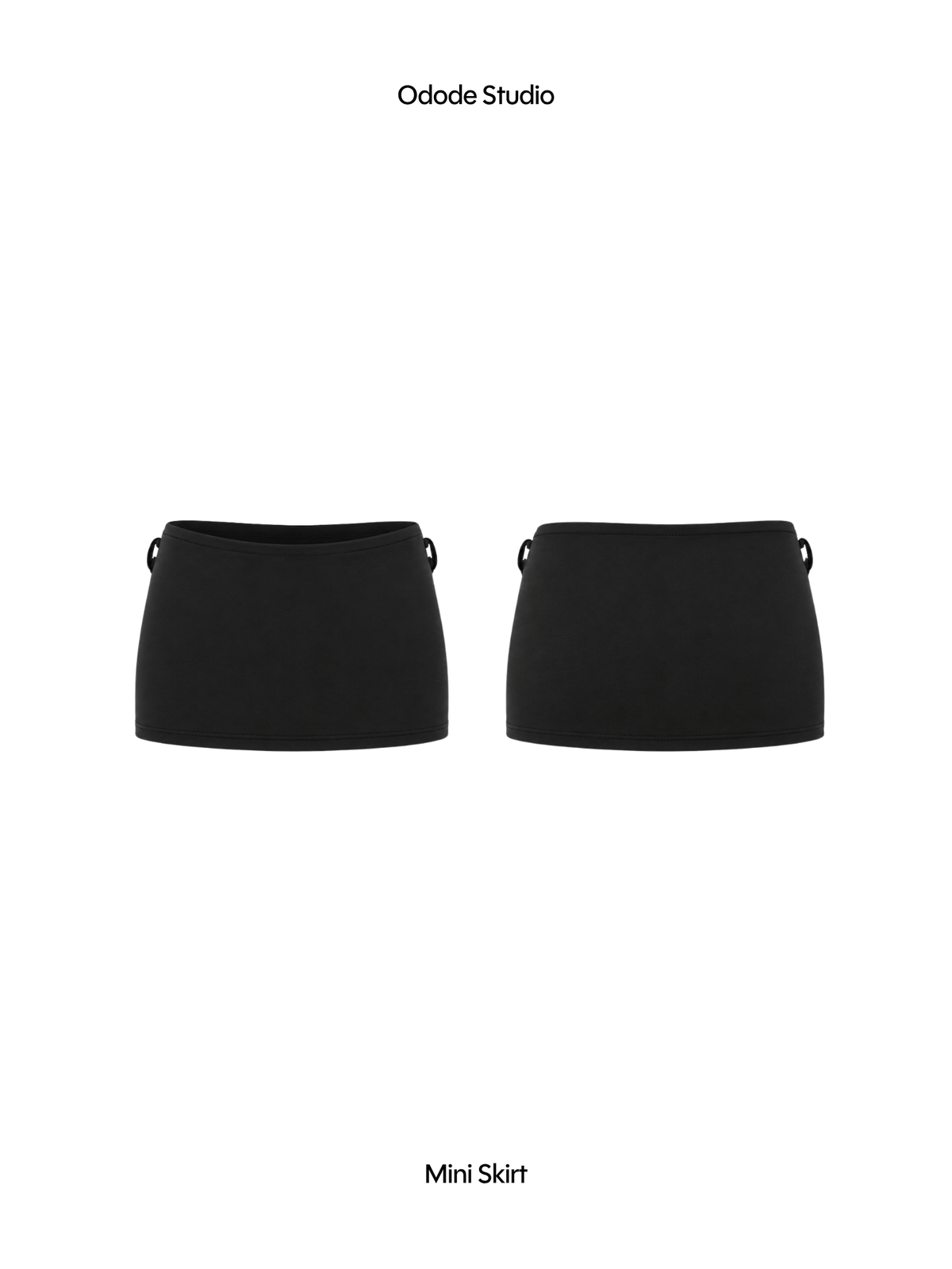 MINI SKIRT - BLACK