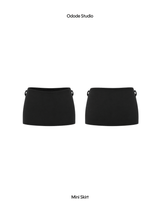 MINI SKIRT - BLACK