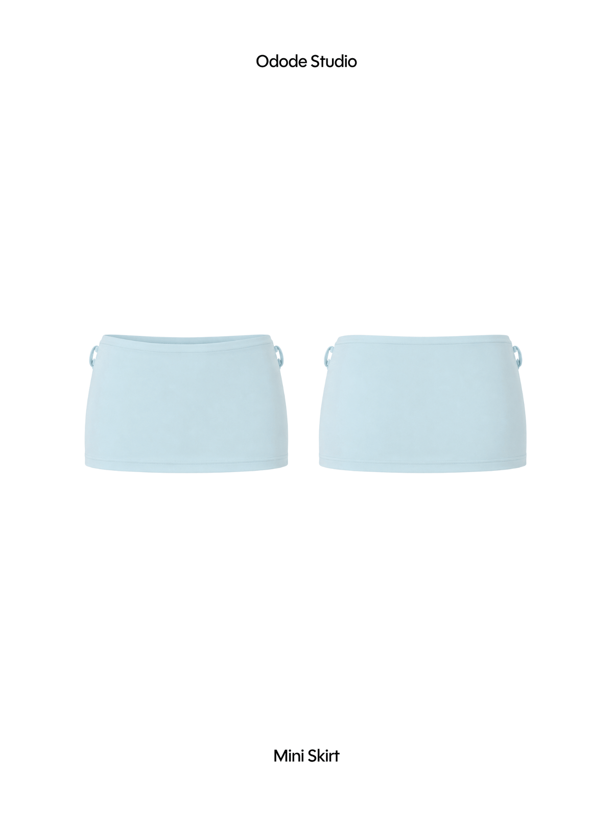 MINI SKIRT - BABY BLUE