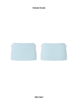 MINI SKIRT - BABY BLUE