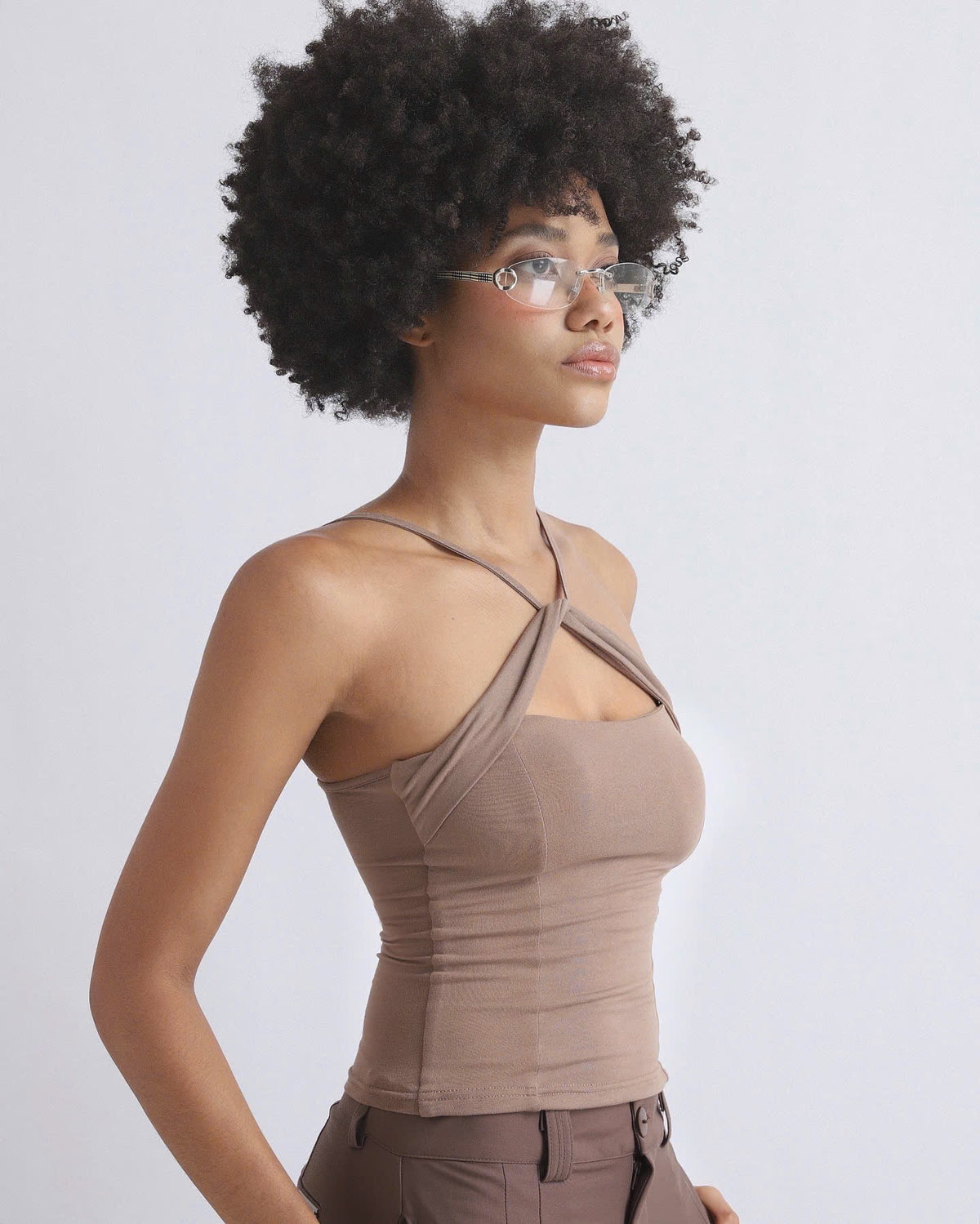 UYEN TOP - BROWN