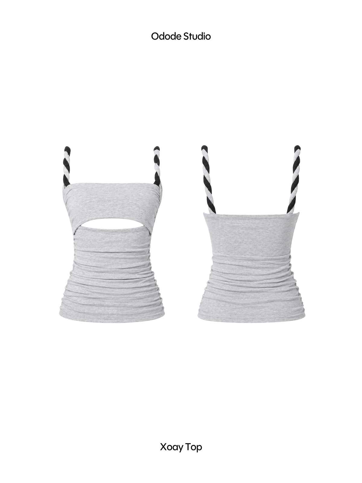 XOAY TOP - LIGHT GREY