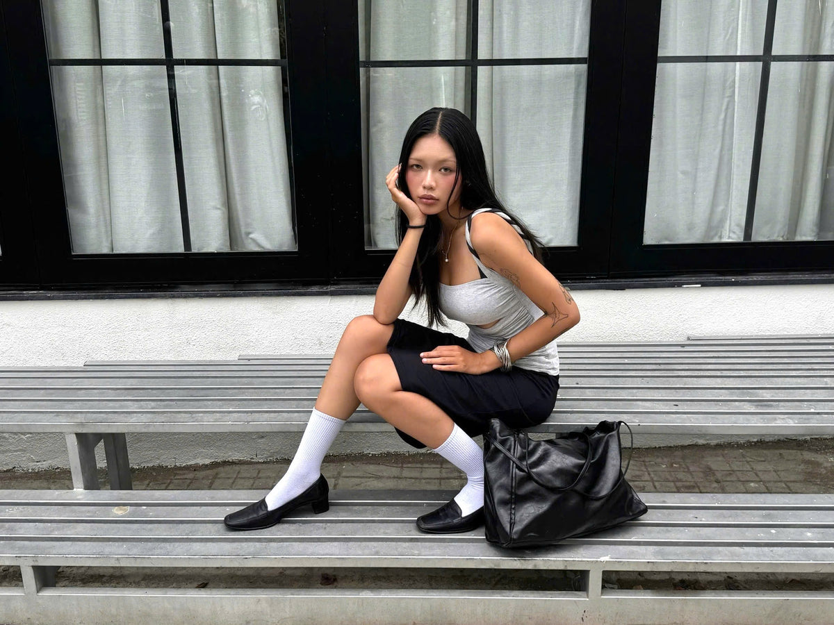XOAY TOP - LIGHT GREY