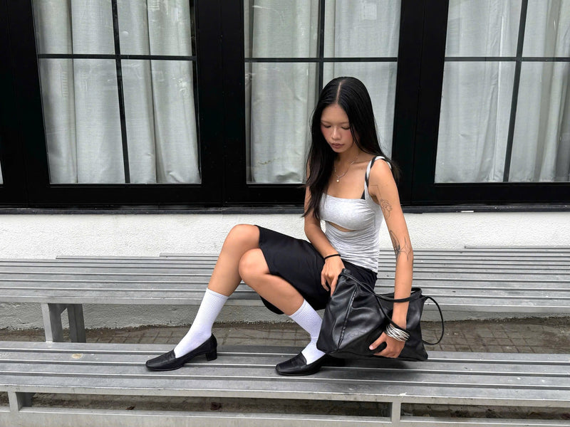 XOAY TOP - LIGHT GREY