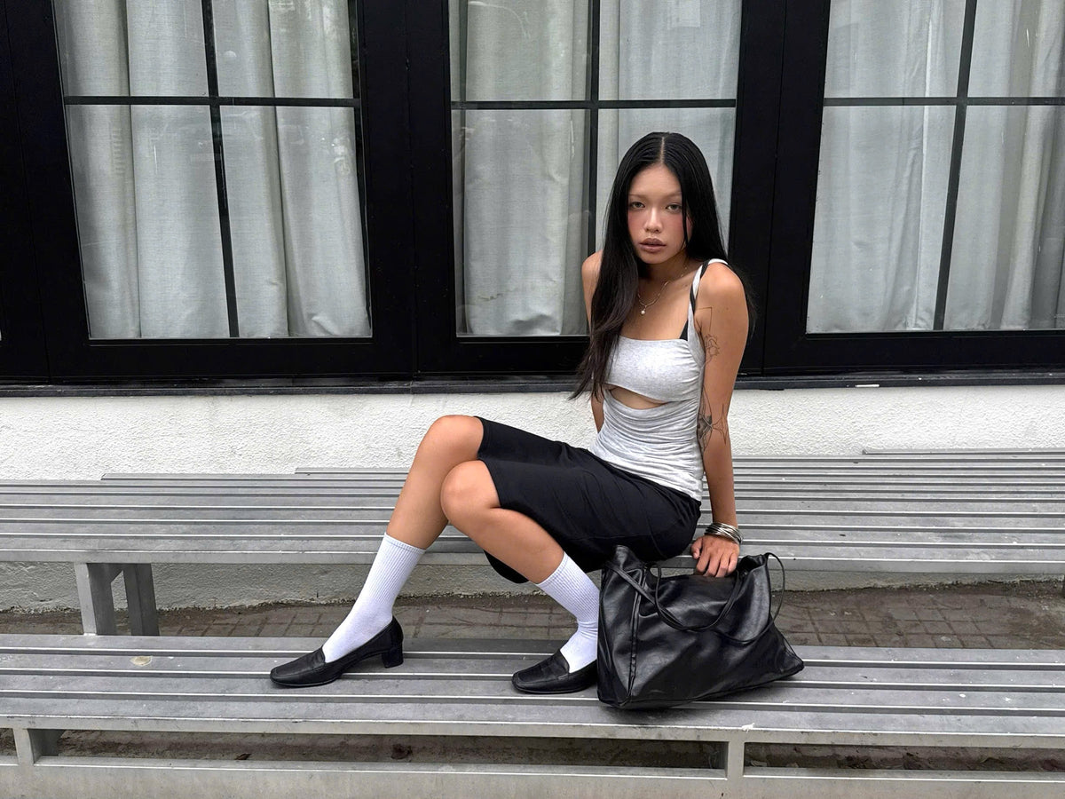XOAY TOP - LIGHT GREY