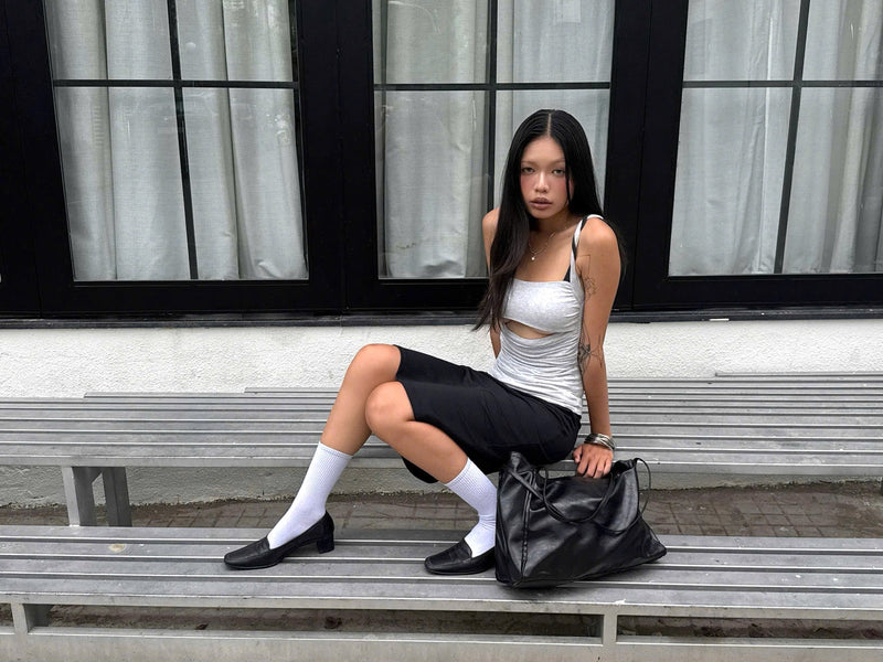 XOAY TOP - LIGHT GREY