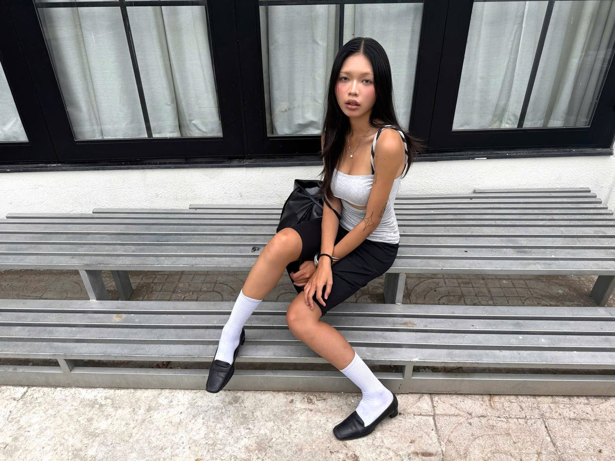 XOAY TOP - LIGHT GREY