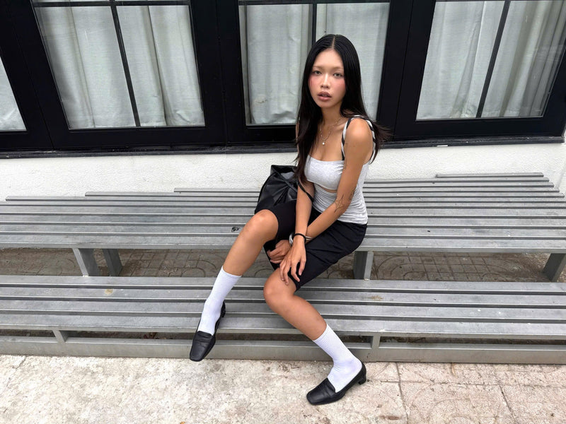 XOAY TOP - LIGHT GREY