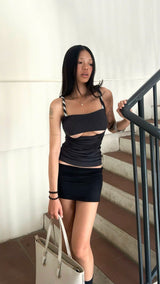 XOAY TOP - DARK GREY