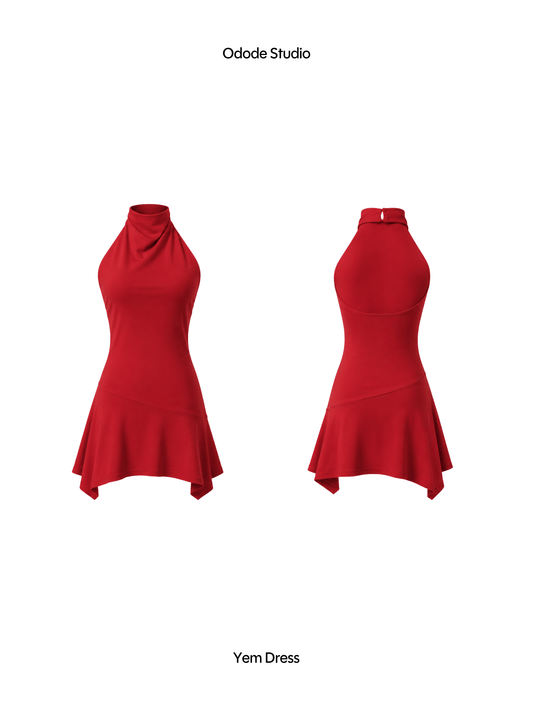 RED YEM DRESS