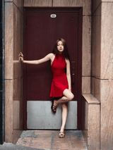 RED YEM DRESS