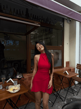 RED YEM DRESS
