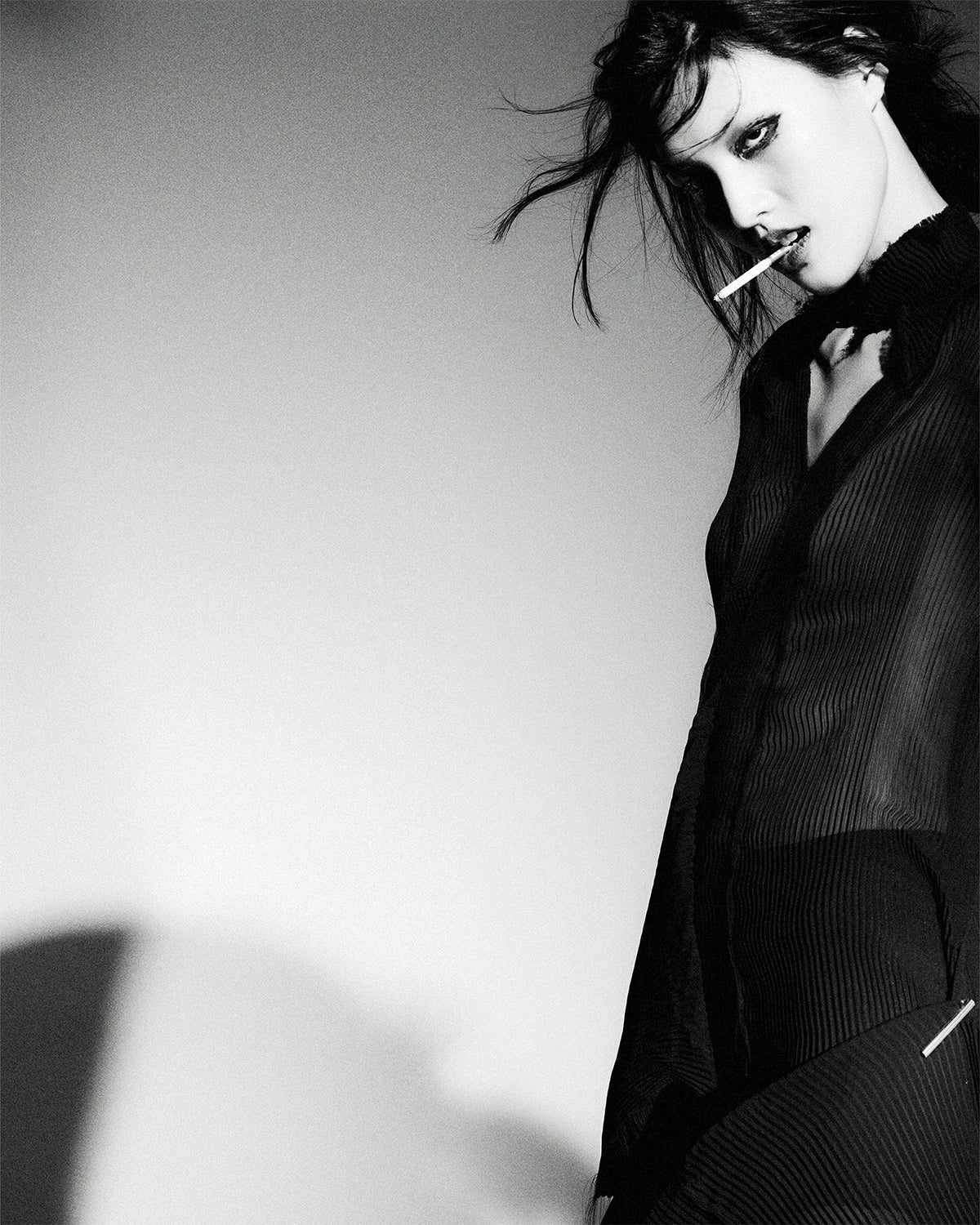 ZUNKY PLEATED DRESS SHIRT
