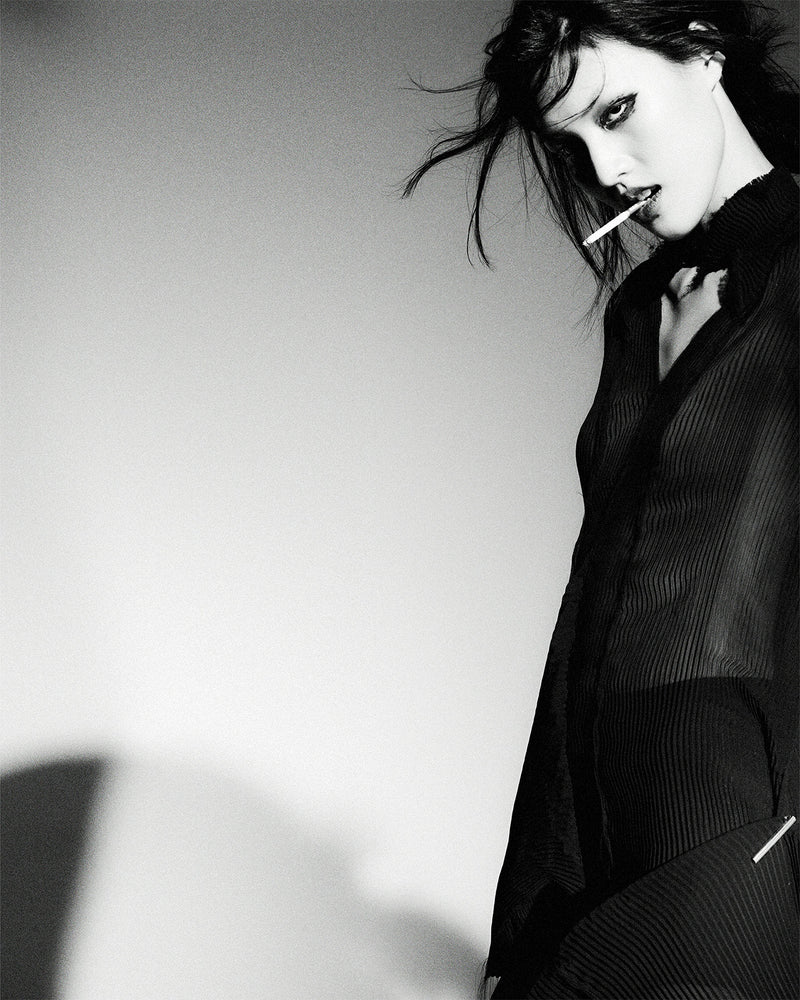 ZUNKY PLEATED DRESS SHIRT