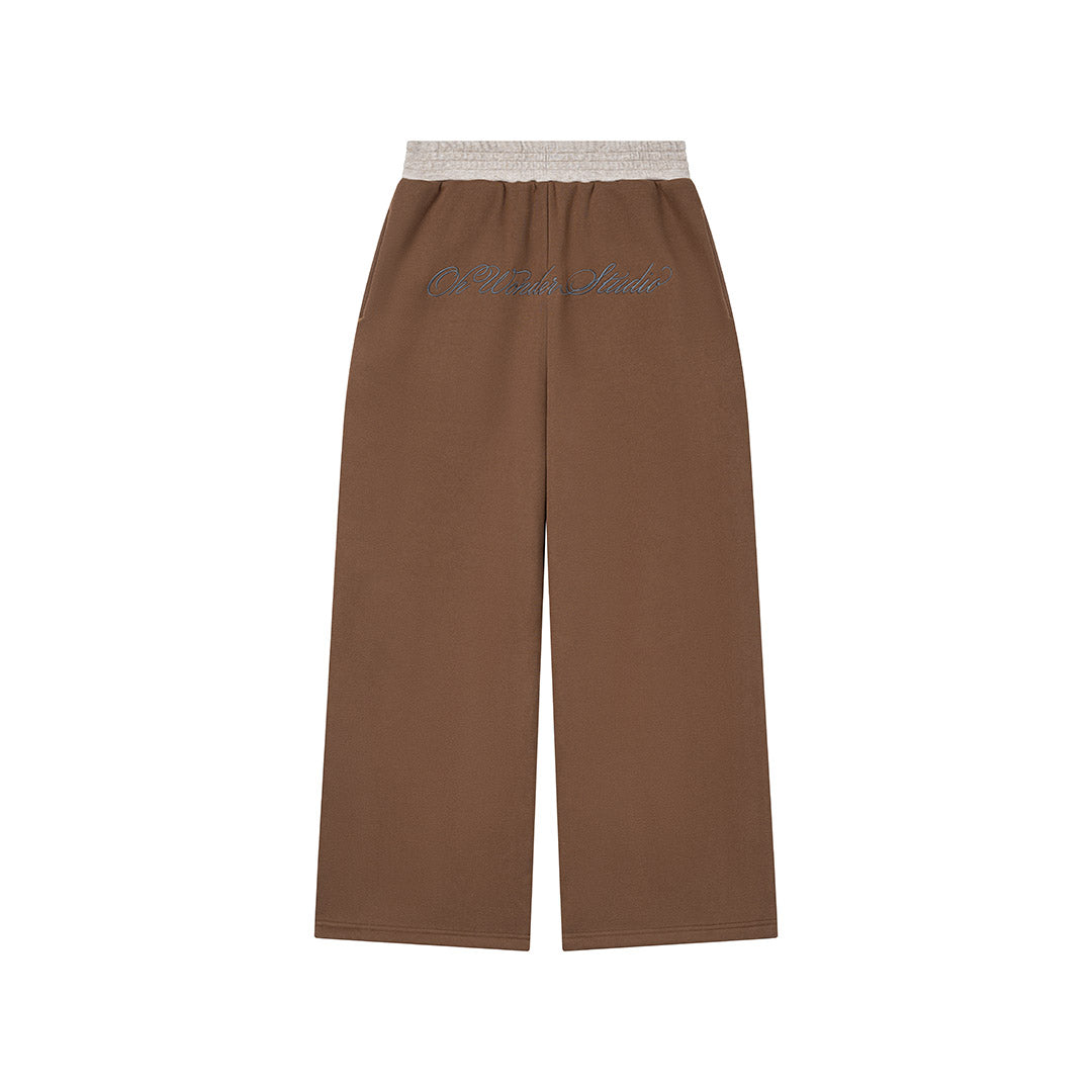 OWST SUBZERO TWO-TONED SWEATPANTS - BROWN 