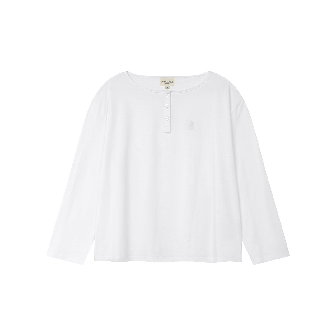 OWST HENLEY LONGSLEEVE T-SHIRT