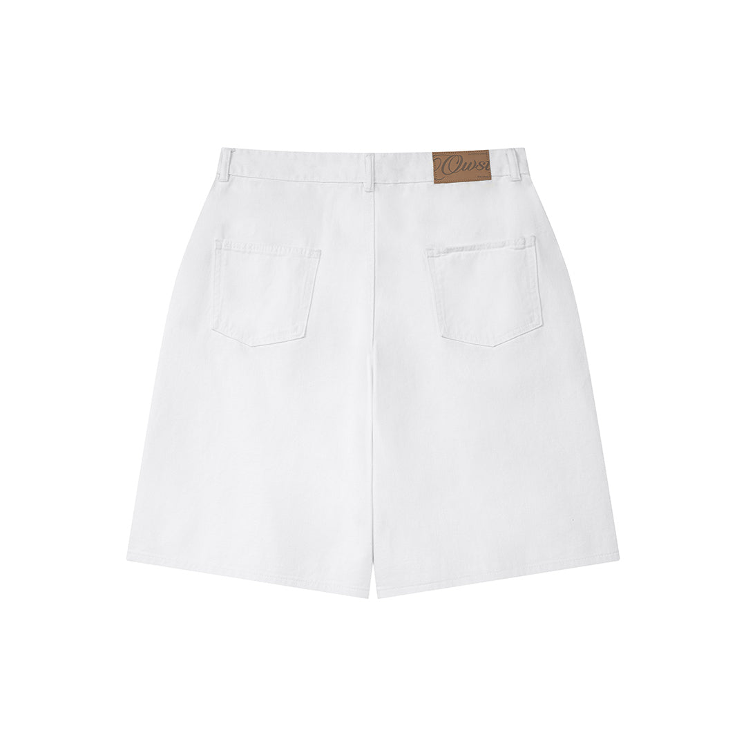OWST LOOSE SHORTS WHITE