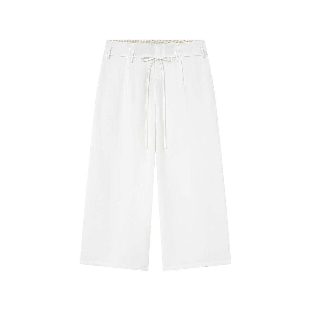 OWST DRAWSTRING PANTS WHITE