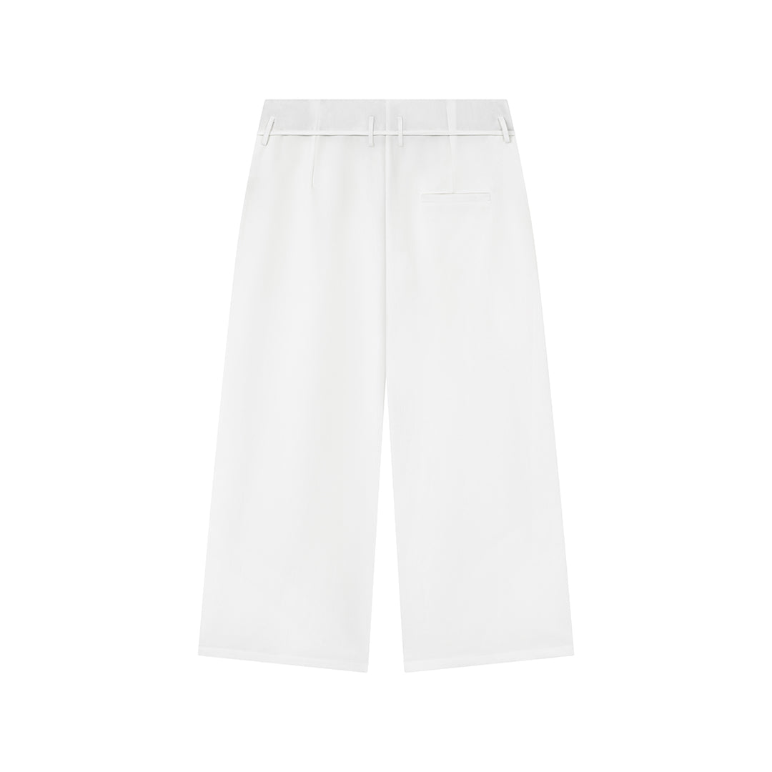 OWST DRAWSTRING PANTS WHITE