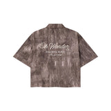 OWST SHORTSLEEVES DENIM SHIRT - MOCHA BROWN
