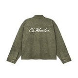 OWST LONGSLEEVES DENIM SHIRT -  OLIVE GREEN