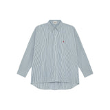 OWST LOGO MINI STRIPE SHIRT - GREEN