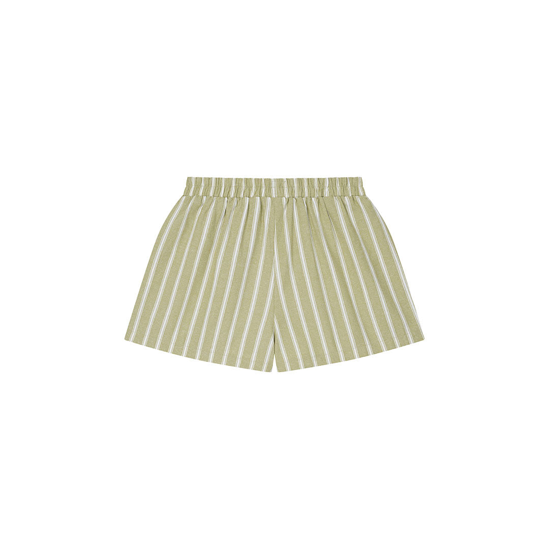 OWST LOGO STRIPE SHORTS - GREEN