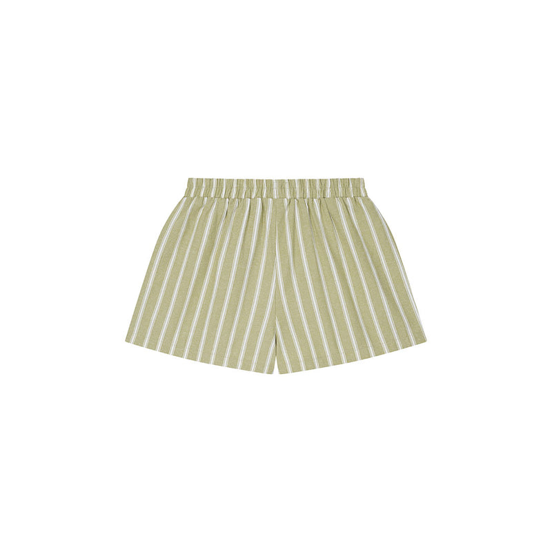 OWST LOGO STRIPE SHORTS - GREEN