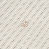 OWST BAND COLLAR SHIRT WHITE STRIPED