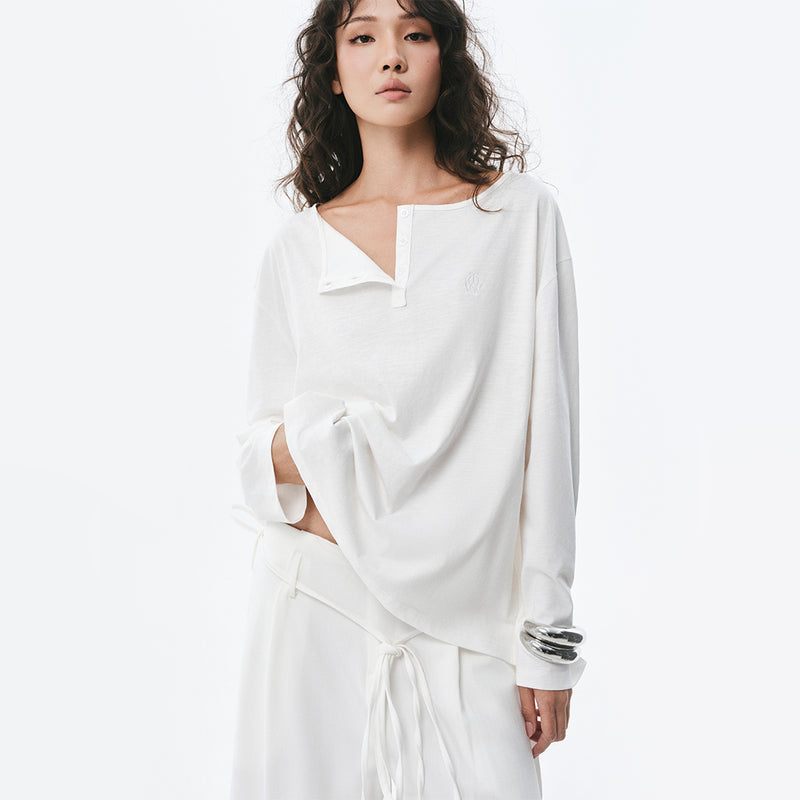 OWST HENLEY LONGSLEEVE T-SHIRT