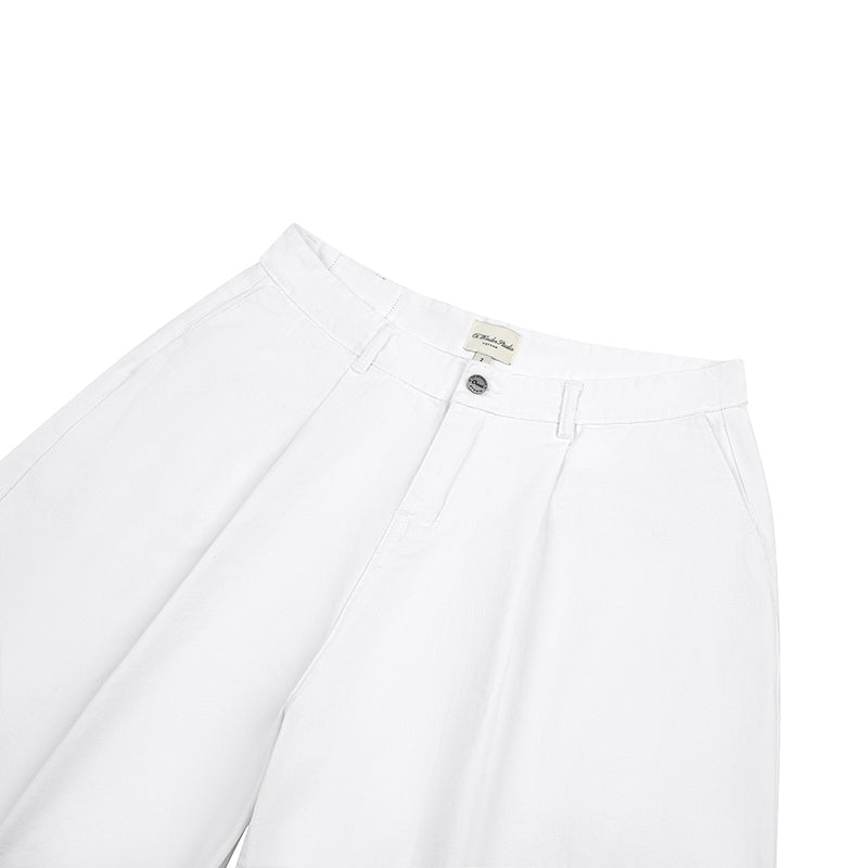 WHITE OWST LOOSE SHORTS
