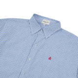 OWST LOGO MINI STRIPE SHIRT - BLUE