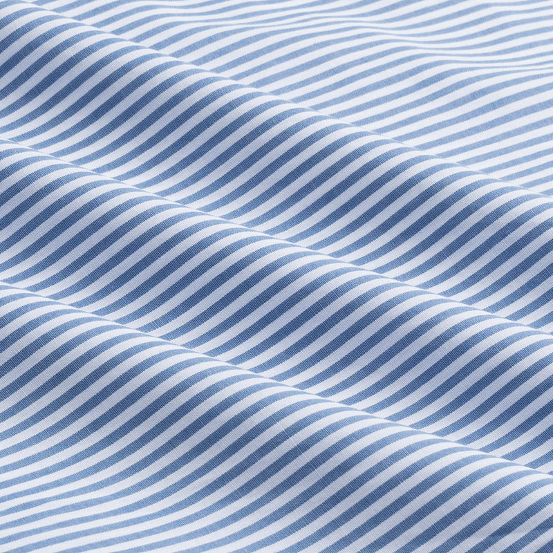 OWST LOGO MINI STRIPE SHIRT - BLUE