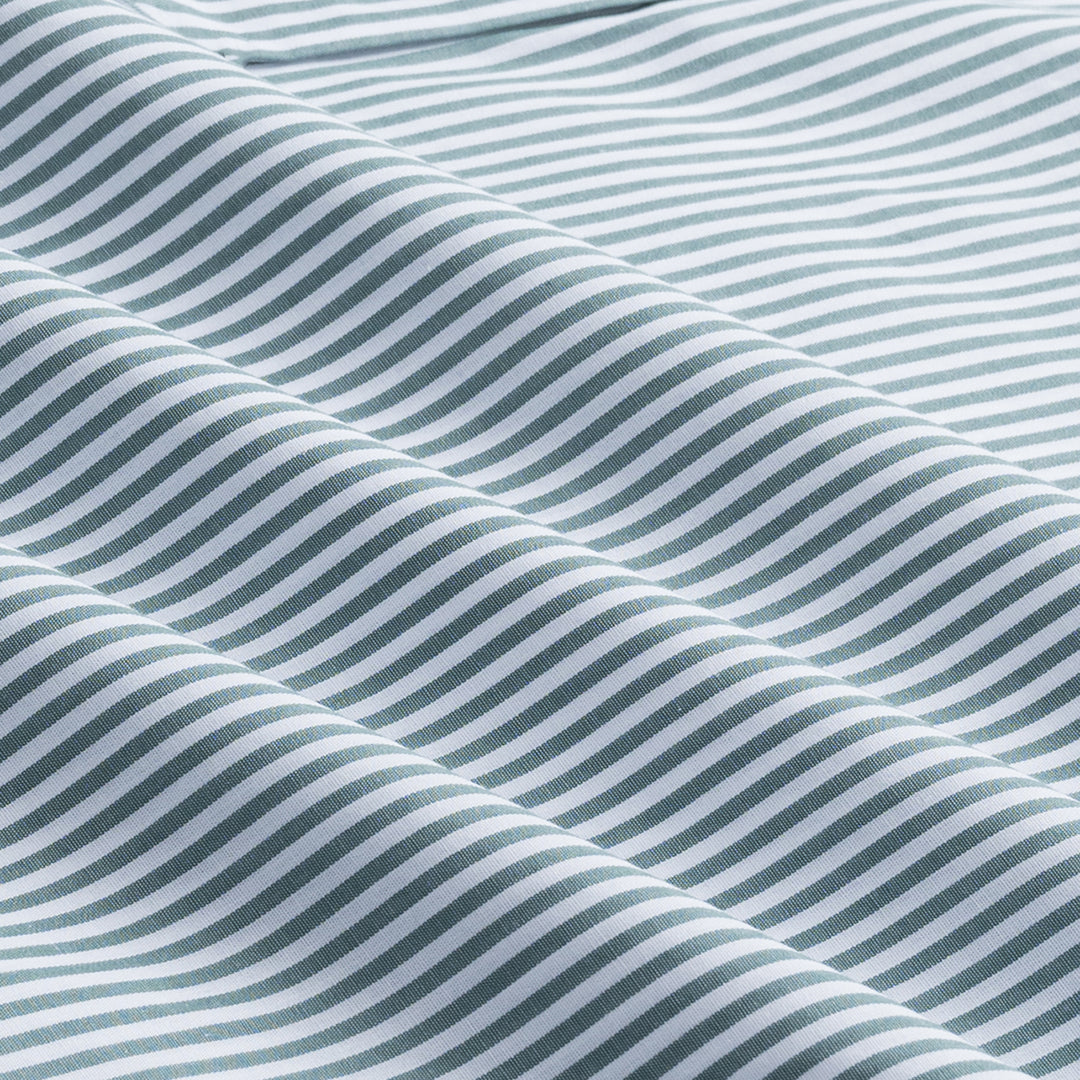 OWST LOGO MINI STRIPE SHIRT - GREEN