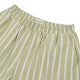 OWST LOGO STRIPE SHORTS - GREEN