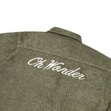 OWST LONGSLEEVES DENIM SHIRT -  OLIVE GREEN