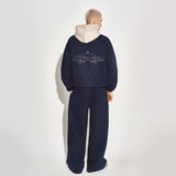 OWST SUBZERO TWO-TONED HOODIE - NAVY BLUE