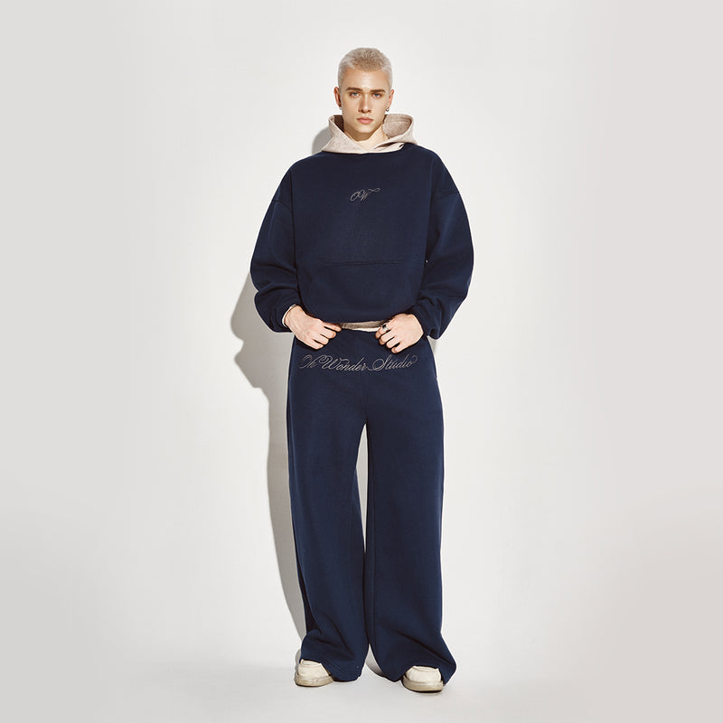 OWST SUBZERO TWO-TONED SWEATPANTS - NAVY BLUE