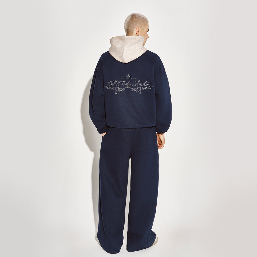 OWST SUBZERO TWO-TONED SWEATPANTS - NAVY BLUE