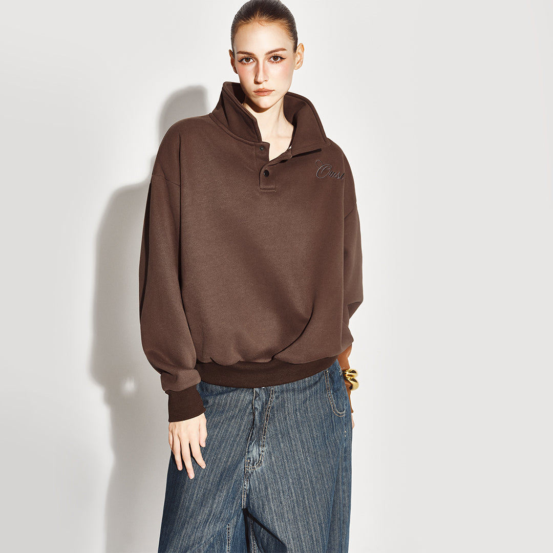 OWST SUBZERO SWEATSHIRT - BROWN