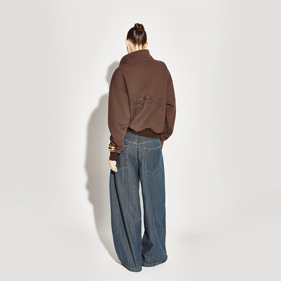 OWST SUBZERO SWEATSHIRT - BROWN