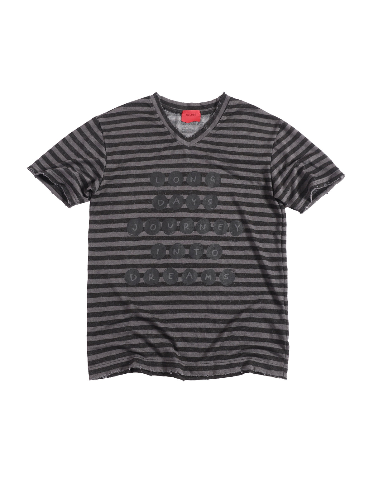 RD DARK STRIPED V-NECK TSHIRT