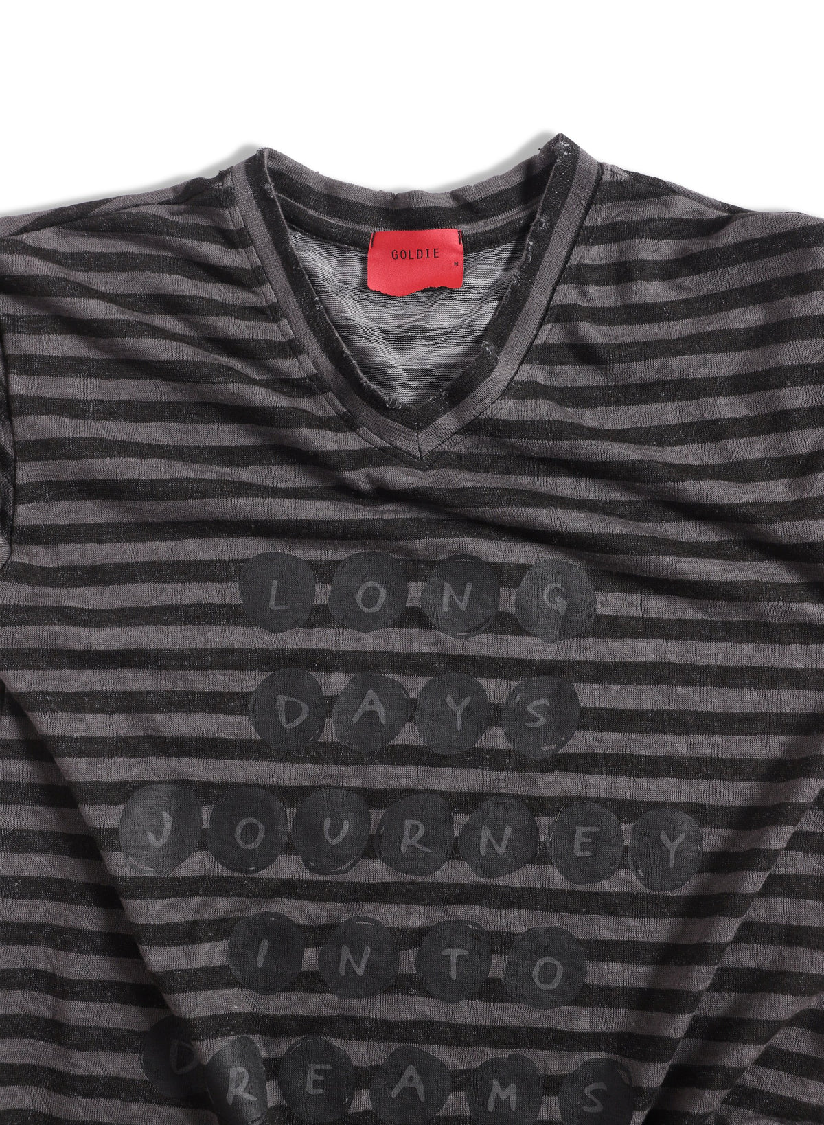 RD DARK STRIPED V-NECK TSHIRT