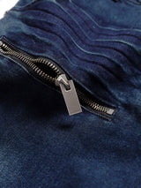 ELECTRO POCKET WAXED BLUE DENIM PANTS