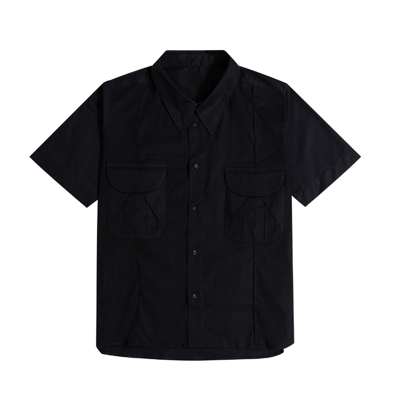 PLEATED POCKET SHIRT