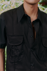 PLEATED POCKET SHIRT