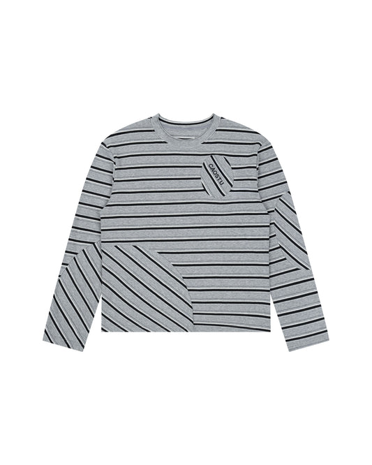 GREY CIRCLE PATCH LONGSLEEVE 