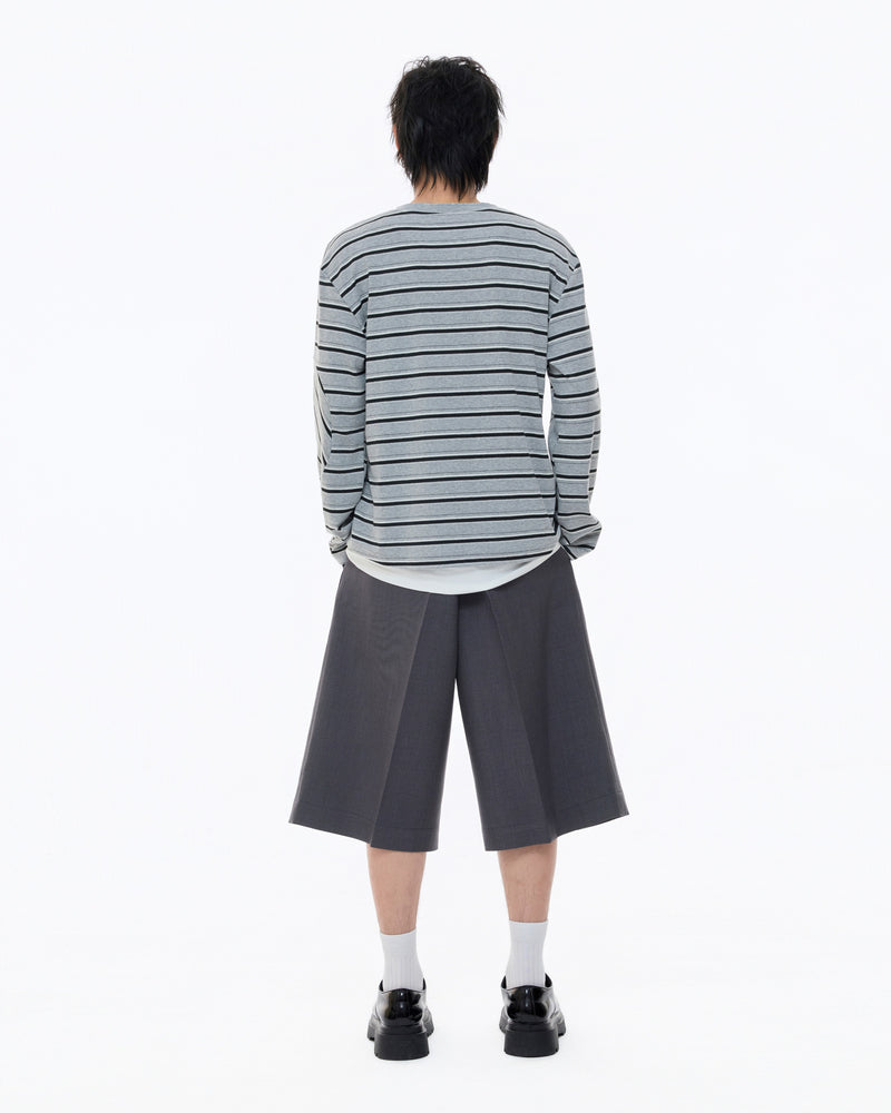 GREY CIRCLE PATCH LONGSLEEVE 